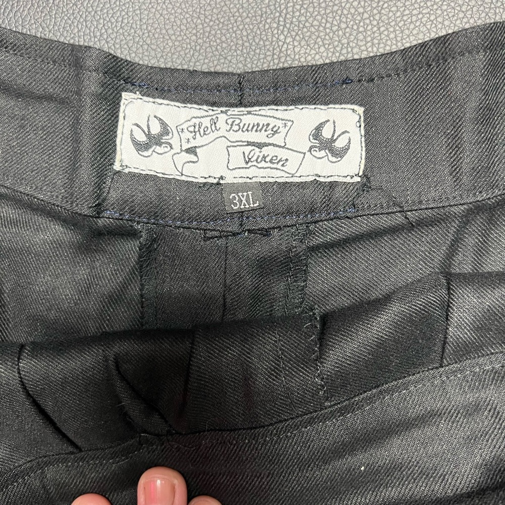 Hell bunny high waisted trouser pant - Picture 4 of 6